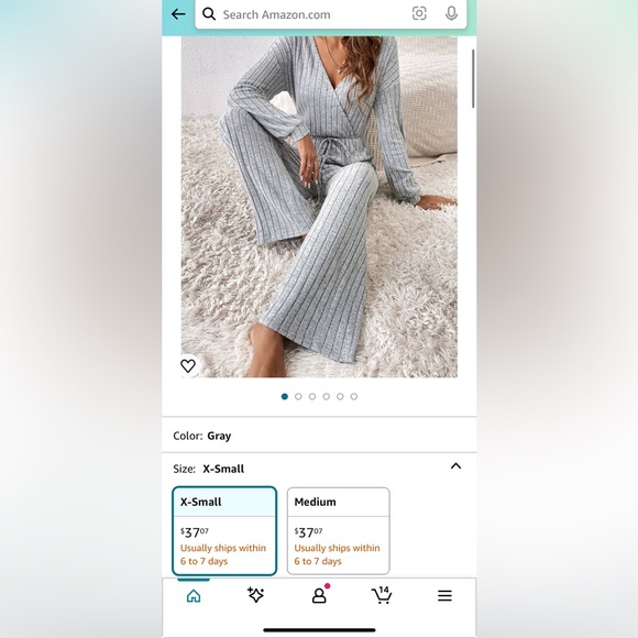 Surplice Neck Tee & Flare Leg Pants *NEW* - Picture 8 of 8